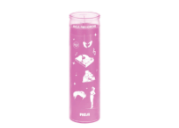RCA Pillar Candle — Pink