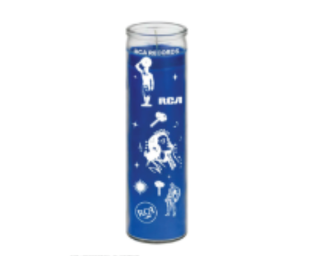RCA Pillar Candle — Blue