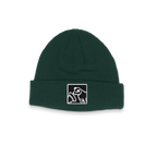 Record Player Beanie (Bottle Green)