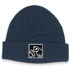 Record Player Beanie (Navy)