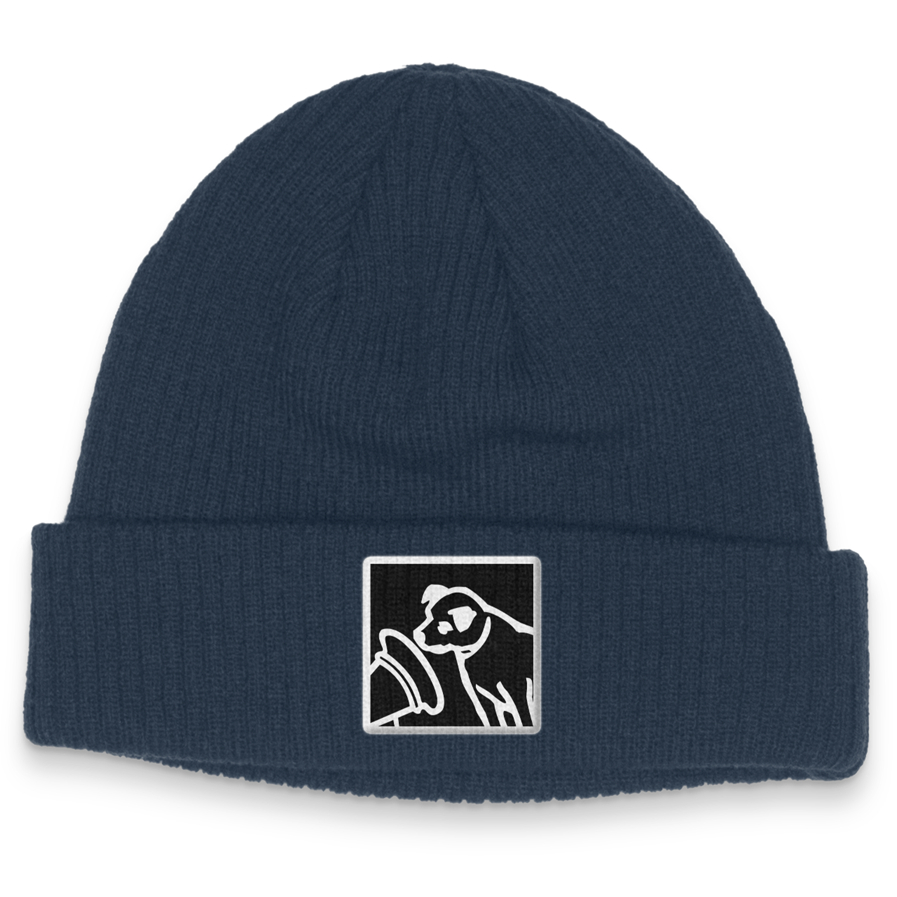 Record Player Beanie (Navy)