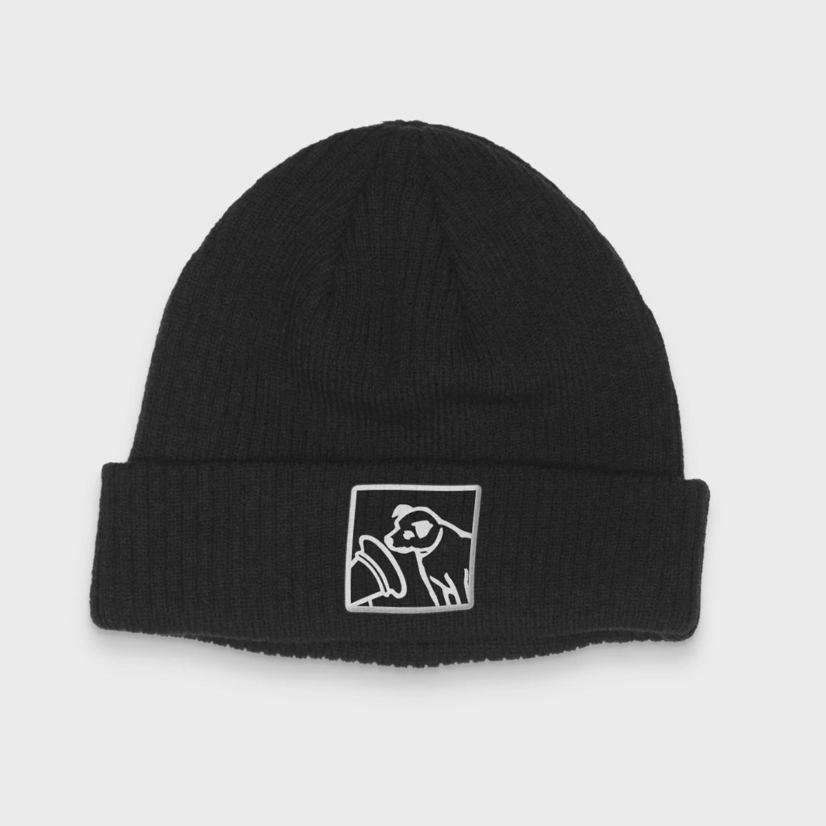 Record Player Beanie (Black)