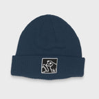 Record Player Beanie (Navy)